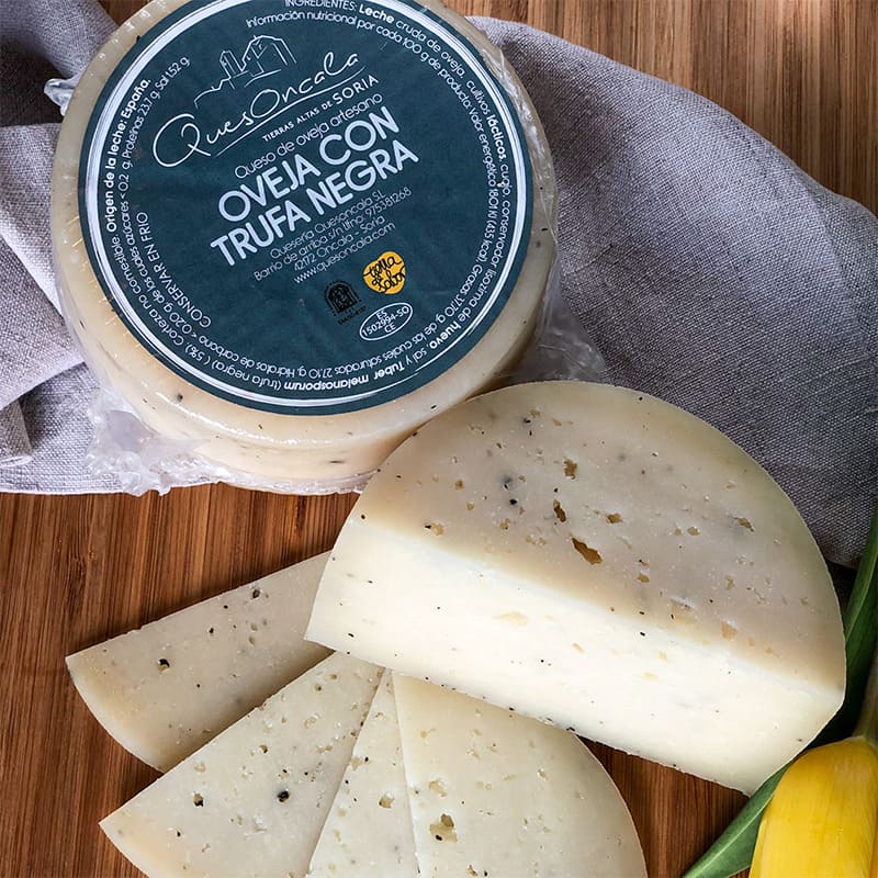 Queso artesano Oveja con Trufa Negra, Oncala Queso artesano Oveja con Trufa Negra, Oncala - Imagen 2
