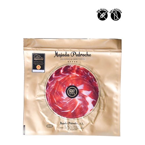 Jamón 100% Ibérico Bellota loncheado, Majada Pedroche