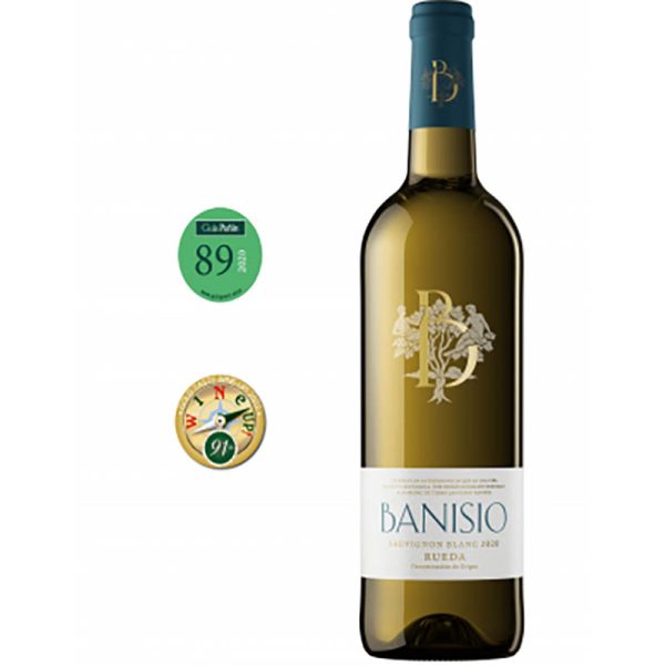 Vino blanco de Rueda Sauvignon Blanc, Banisio (6 unidades)