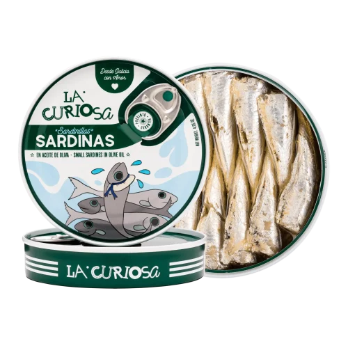Sardinilla 10/14 unidades en aceite de oliva, La Curiosa