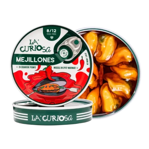 Mejillones en escabeche picante, La Curiosa