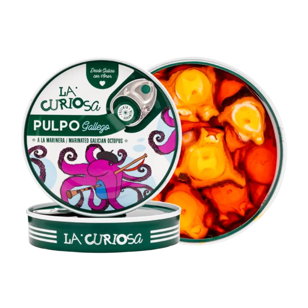 Pulpo gallego a la Marinera, La Curiosa Pulpo gallego a la Marinera, La Curiosa
