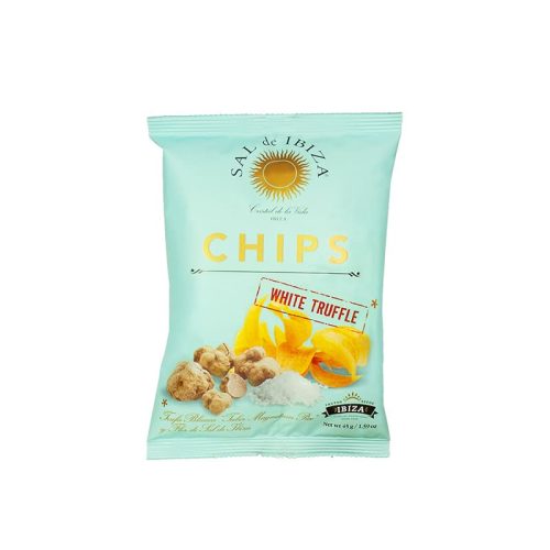 Patatas Chips con Trufa Blanca, Sal de Ibiza (6 unidades)