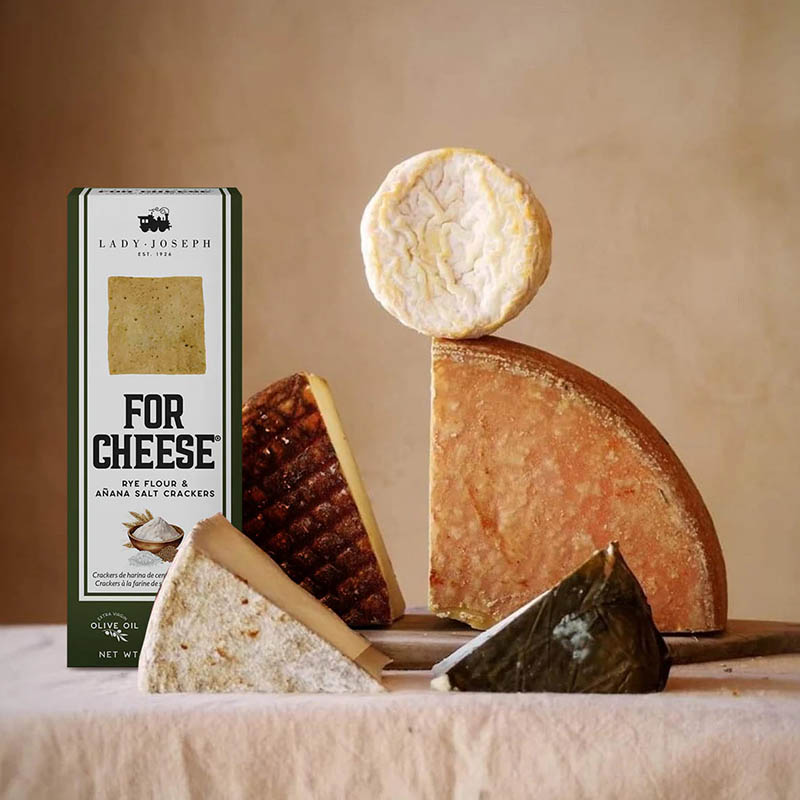 Crackers con harina de centeno y sal de Añana, Lady Joseph (8 unidades) Crackers con harina de centeno y sal de Añana, Lady Joseph