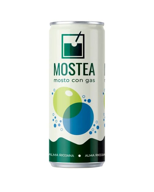 Mosto de uva blanca con gas, Mostea (6 unidades)