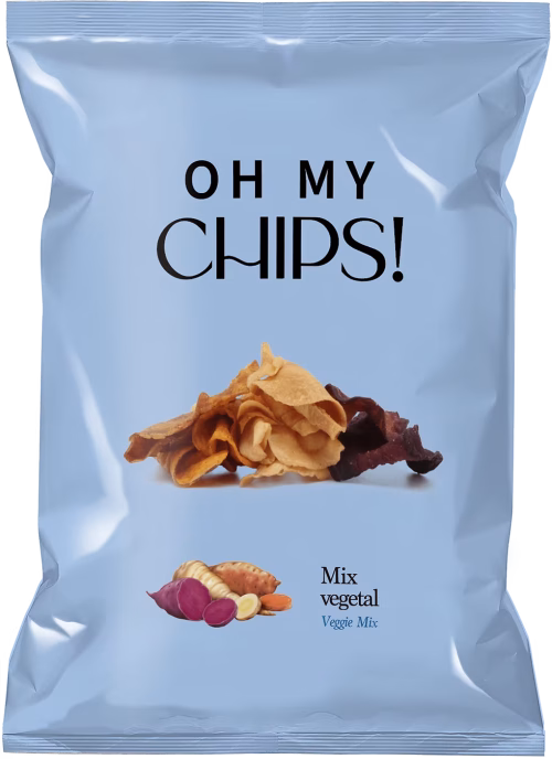 Chips Mix Veggie, Oh my Chips (6 unidades)